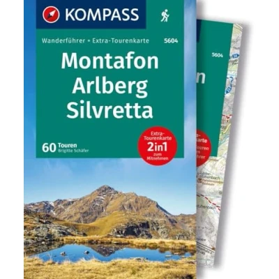 Abbildung von KOMPASS Wanderführer Montafon, Arlberg, Silvretta, 60 Touren mit Extra Tourenkarte: GPS Daten zum Download
