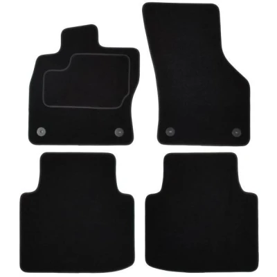 Abbildung von MAMMOOTH A041 SKO114 PRM 01 Fußmattensatz Textil vorne und hinten 4 schwarz SKODA: Superb III Estate