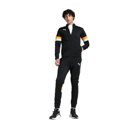 Abbildung von Puma Individualrise Tracksuit Trainingsanzug, Herren, Größe: Large, Black heat fire