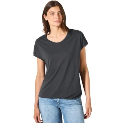 Abbildung von Cecil Tshirt basic, Damen, Größe: XS, Grau