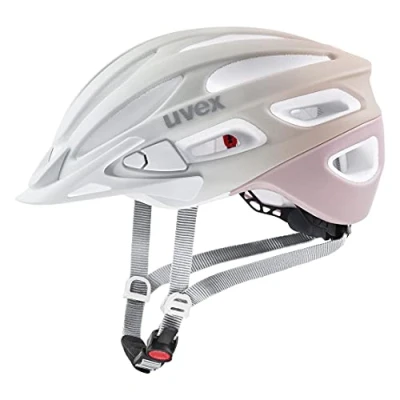 Abbildung von uvex true cc leichter Allround Helm für Damen individuelle Größenanpassung erweiterbar mit LED Licht sand dust rose matt 52 55 cm