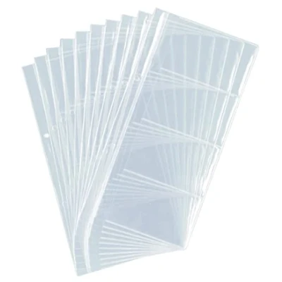 Abbildung von Durable Visitenkartenhüllen (für 2383/2385) Beutel mit 10 Stück transparent, 238719