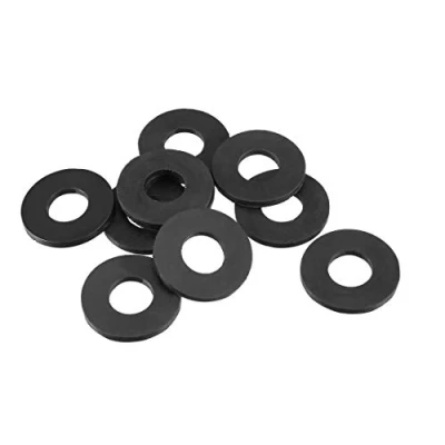 Abbildung von sourcing map 10 Stück Gummi Unterlegscheiben 18mm Außendurchm. 8mm Innendurchm. 1.5mm Dicke für Wasserschlauch Wasserhahn