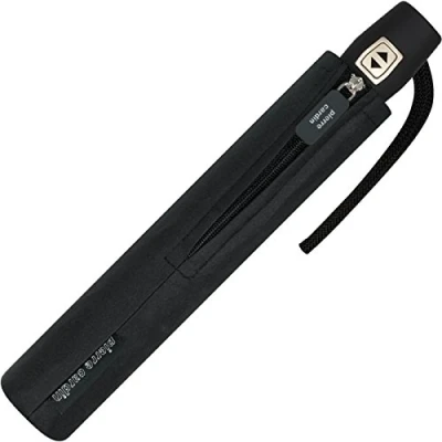 Abbildung von Pierre Cardin Taschenschirm mit Auf Zu Automatik Slimline schwarz