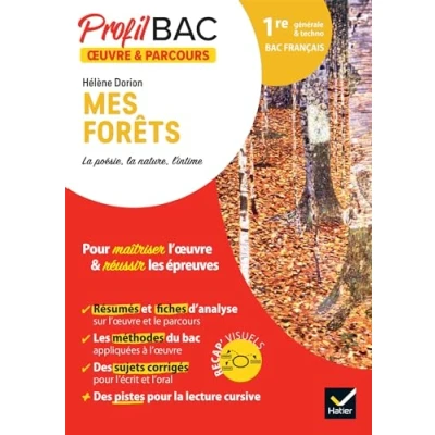 Abbildung von Profil Hélène Dorion, Mes forêts (Bac de français 2025): analyse l&#039;oeuvre et du parcours au programme (1re générale technologique)