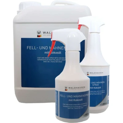 Abbildung von Waldhausen Fell &amp; Mähnenspray mit Kokosöl 1L