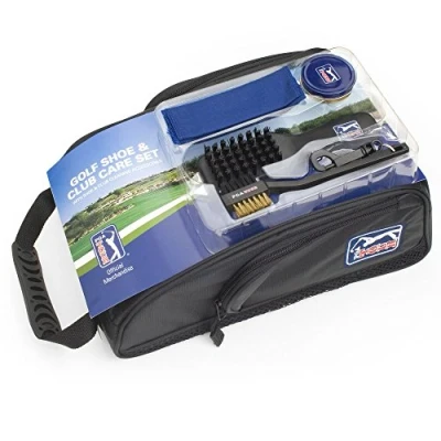 Abbildung von PGA TOUR Schuhtasche mit Putz Accessoires, Schwarz