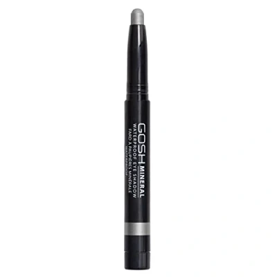 Abbildung von GOSH Mineral Waterproof Eye Shadow I drehbarer Lidschatten Stift mit cremiger Textur für einfaches Auftragen und intensives Farbergebnis wasserfest, langanhaltend &amp; parfümfrei 006 Metallic Grey