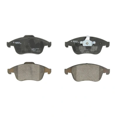 Abbildung von BOSCH 0 986 494 556 Bremsbelagsatz Low Metallic mit Kolbenclip, Anti Quietsch Blech RENAULT: Latitude