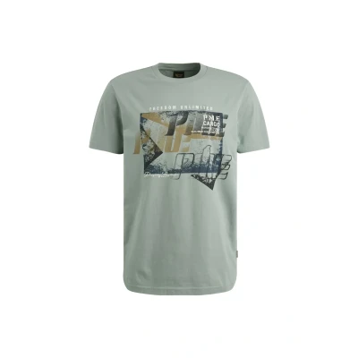 Abbildung von PME Legend Tshirt print, Herren, Größe: XXL, Silver blue