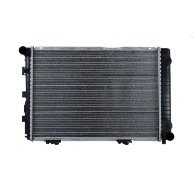 Abbildung von NRF 58719 Kühler, Motorkühlung Aluminium 532 377 30 mit Anbauteilen Kühlrippen gelötet MERCEDES BENZ: W124 Saloon, Estate