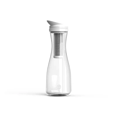 Abbildung von Tappwater PitcherPro Glaskaraffe mit Deckel 1,45L Filterkanne für Trinkwasser, filter Kalk und über 80 Verunreinigungen. Wasserfilterkanne, Glas Sofortfiltration.