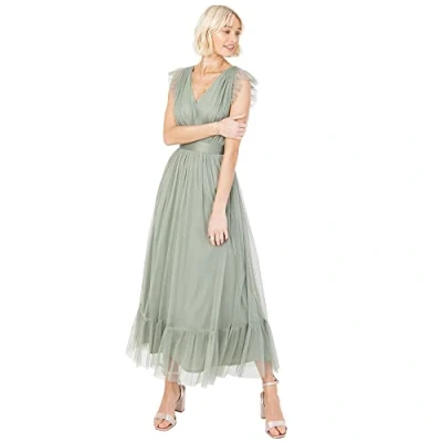 Abbildung von Anaya with Love Damen Maxi Dress Kleid, Frosted Green , EU 48(UK 20)
