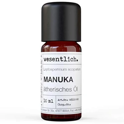 Abbildung von Manukaöl reines ätherisches Öl von wesentlich. 100% naturrein aus der Glasflasche (10ml)