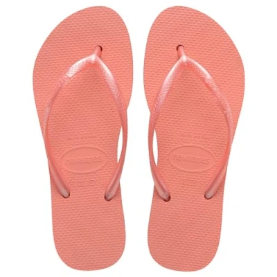 Abbildung von Havaianas Damen Slim Flatform Flip Flop, Pfirsichrose, 7.5/8 UK