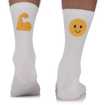 Abbildung von TODO Fahrradsocken Herren und Damen. Atmungsaktive Rennrad Socken. Motiv Fahrrad Socken Herren, Radsocken (Positive Emotionen, 39 42)
