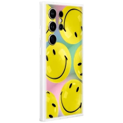 Abbildung von Samsung Galaxy S24 Ultra Hülle Kunststoff Backcover/Hard Case Handyhülle Gelb