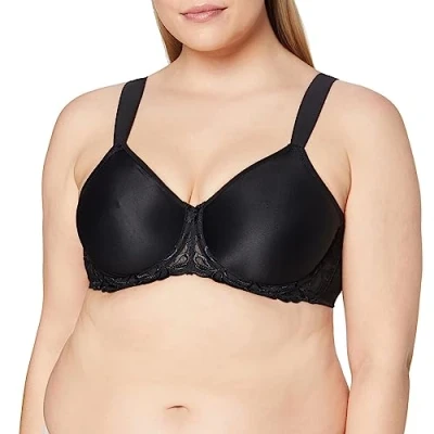 Abbildung von Triumph Damen Minimizer BH Modern Finesse W 01, Schwarz (Black 04), Gr. 95C