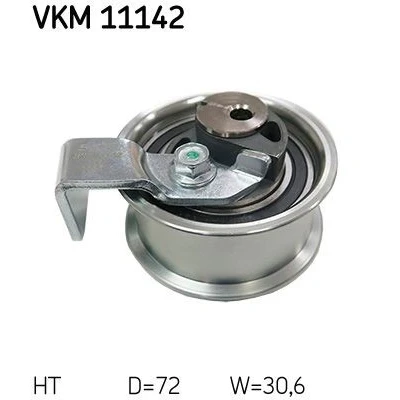 Abbildung von SKF VKM 11142 Spannrolle, Zahnriemen AUDI: A4 B6 Avant, A3 Hatchback, B5 VOLKSWAGEN: Golf 4, Passat Saloon, Sharan I
