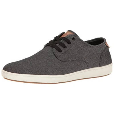 Abbildung von Steve Madden Herren Fenta Modischer Sneaker, Schwarzer Stoff, 46 EU