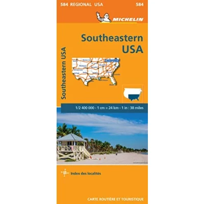 Abbildung von Usa South East (584) (Carte routière et touristique, Band 584)