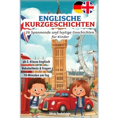 Abbildung von Englische Kurzgeschichten ab 5. Klasse: mit 26 spannenden und lustigen Geschichten leicht Englisch lernen zweisprachige Texte inkl. Vokabelliste Wissensquiz