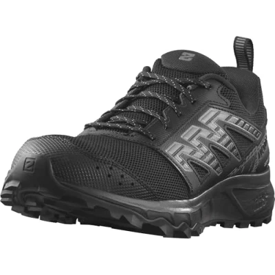 Abbildung von Salomon Wander Herren Trailrunning und Wanderschuhe, Outdoor bereit, Komfort durch Dämpfung, Sicherer Fußhalt, Black, 44
