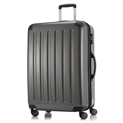 Abbildung von HAUPTSTADTKOFFER Alex Großer Hartschalen Koffer, TSA, 4 Doppel Rollen, Trolley, Rollkoffer, Reisekoffer, Volumenerweiterung, 75 cm, 119 Liter, Titan