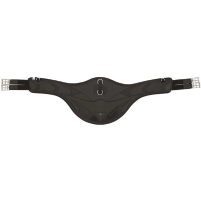 Abbildung von BR Sattelgurt Poly Anatomic VS Bauchlatz Schwarz 115 cm
