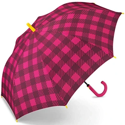 Abbildung von Esprit Stockschirm Long Gingham Checks pink