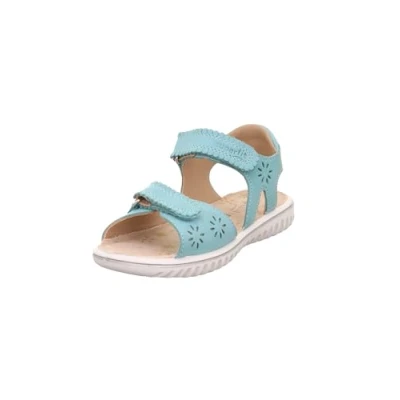 Abbildung von Superfit Sparkle Riemensandalette für Kinder, Größe: 34, Hellgrün Schuhe