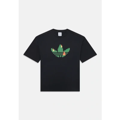 Abbildung von adidas Originals Minecraft TEE Unisex Tshirt print für Kinder, Größe: 158, Black
