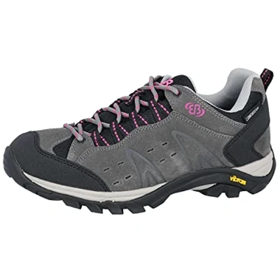 Abbildung von Brütting Mount Bona Low Damen Cross Laufschuh, grau/schwarz/pink, 41 EU