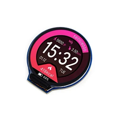 Abbildung von Waveshare 1.28inch Round LCD Module Display for Raspberry Pi/Jetson Nano 65K RGB Colors 240x240 Resolution with SPI Interface Embedded GC9A01 Driver