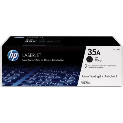 Abbildung von HP 35A 2er Pack schwarz Original LaserJet Tonerkartuschen