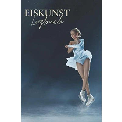 Abbildung von Eiskunst Logbuch: Eiskunstlauf Trainingstagebuch zum Ausfüllen A5 deine Trainingserfolge / Trainingsinhalte dokumentieren I Logbuch für ... Eiskunstläufer Schlittschuhlaufen