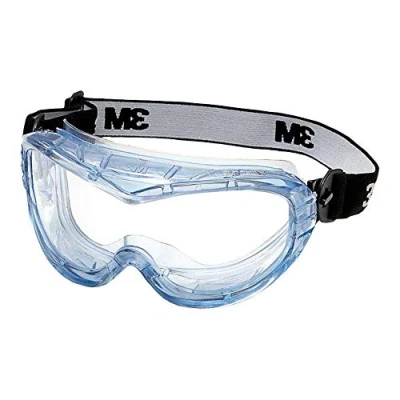 Abbildung von 3M Fahrenheit Schutzbrille 71360 00012, Vollsichtbrille, Kratzfest, Staubdicht, bequeme Passform, indirektes Belüftungssystem, Bietet Platz zum Tragen einer Korrektionsbrille, AS/UV, PC, Klar