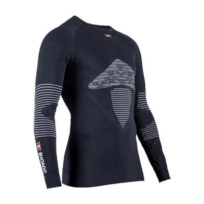 Abbildung von X Bionic Herren Energizer 4.0 Shirt Round Neck Long Sleeves Men, Opal Black/Arctic wh, XXL