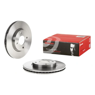 Abbildung von BREMBO 09.B632.10 Bremsscheibe 280 24 4 innenbelüftet