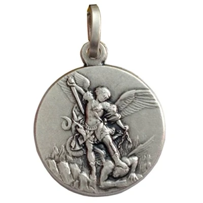Abbildung von I G J 925 Sterling Silber Heilige Michael Der Erzengel Medaille Schutzheiligen Medaillen
