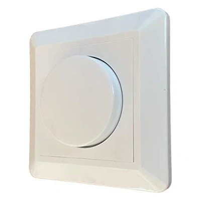 Abbildung von greenandco® gc 200MCM digitaler Master Dimmer für LED und Halogen 1 200 Watt, mit bis zu 4 Bedieneinheiten erweiterbar, Boost Funktion, weiß, 2 Jahre Garantie