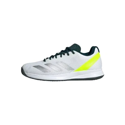 Abbildung von adidas Performance Courtflash Speed 2 Multicourt Tennisschuh white/silvercoloured/lucid lemon, Herren, Größe: 47 1/3 Schuhe