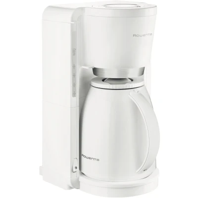Abbildung von Rowenta CT3801 Filter Kaffeemaschine Adagio Milano Mit Kunststoff Thermokanne 8 12 Tassen Weiß/ Edelstahl