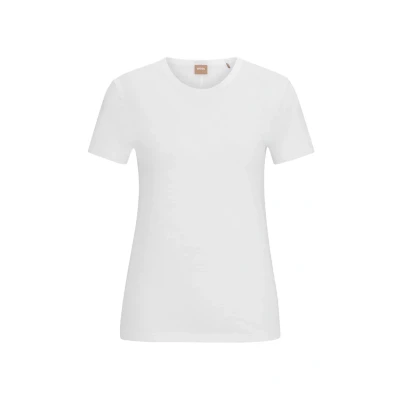 Abbildung von BOSS C ESLA Tshirt basic, Damen, Größe: Medium, Weiß null