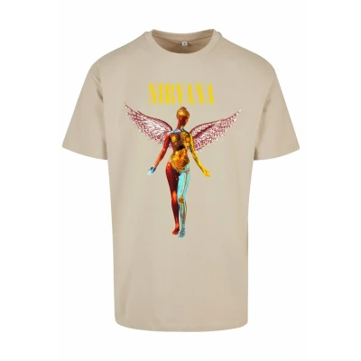 Abbildung von Upscale by Mister Tee IN Utero Oversize Tshirt print, Herren, Größe: XL, Wet sand