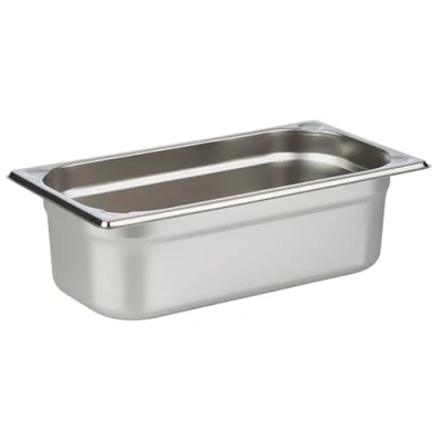 Abbildung von APS 81304 GN 1/3 Edelstahl Behälter, 32.5 x 17.6 10 cm 4 ltr.