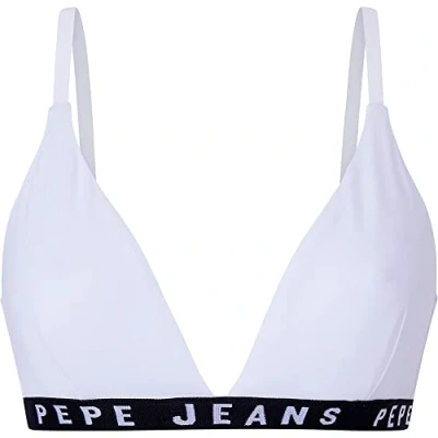 Abbildung von Pepe Jeans LOGO B Triangel BH, Damen, Größe: XS, White