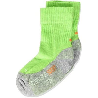 Abbildung von Camano Jungen Kinder Sportsocke 2er Pack, Grün (Green Flash 80), 27 30