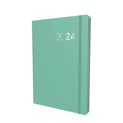 Abbildung von Collins Legacy Terminplaner 2024, A5, Tagesansicht, und Terminplaner, Januar bis Dezember Tagesplaner, Minze, CL51.61 24