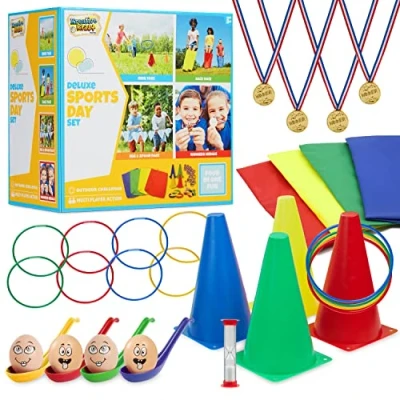 Abbildung von KreativeKraft 1353 Jeux de Lancer Sports Day Kit, Mehrfarbig, 2314 cm